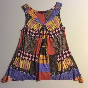 EUC Beaded Anthro Tank